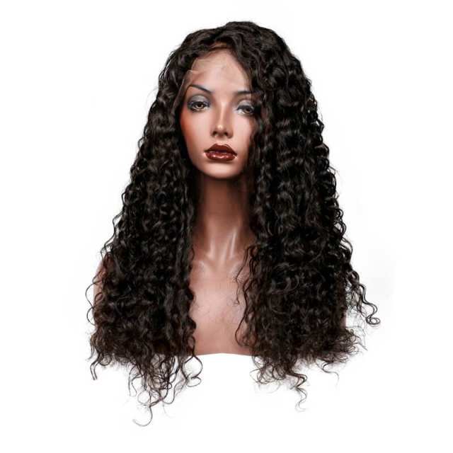 Lace Front Wig 180% Density Deep Wave Human Hair Wigs
