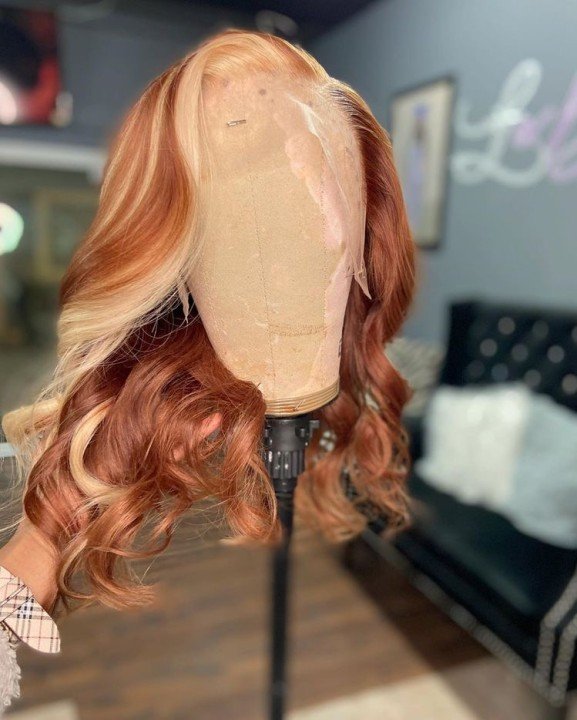 Human Virgin Hair Pre Plucked Lace Front Wig