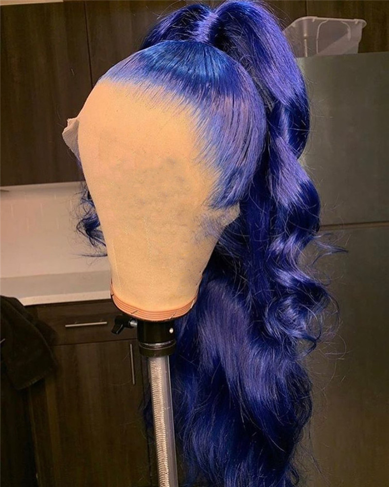Human Virgin Hair Pre Plucked Ombre 13x4x1 T Part Lace Front Wig And Lace Front wig For Black Woman-f3c135