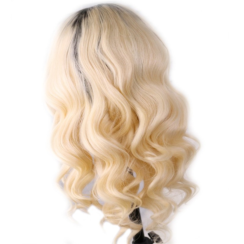 Straight 613 Blonde 13x4 Lace Front Wigs T/1B 613 Short Bob Wigs Brazilian Human Hair Wigs 150% Density Remy Hair