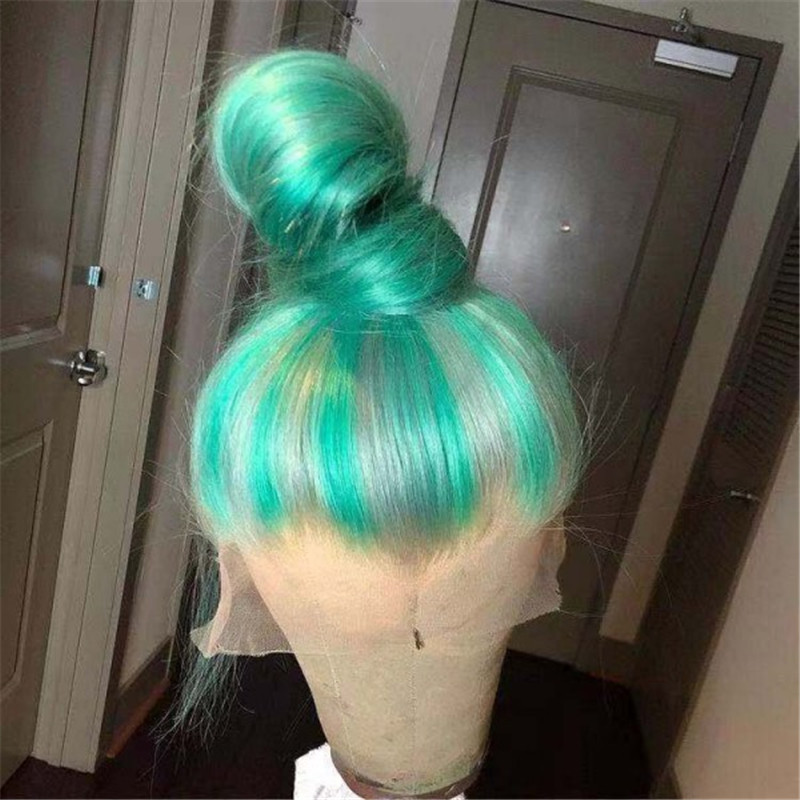 Human Virgin Hair Pre Plucked Ombre 13x4x1 T Part Lace Front Wig And Lace Front wig For Black Woman-b392e3