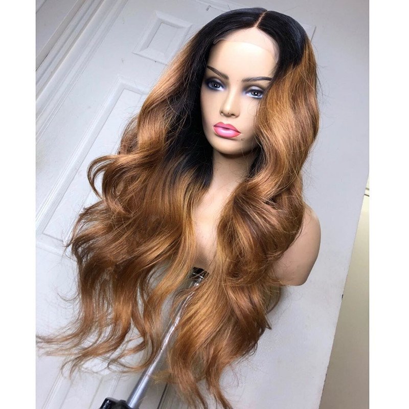 Human Virgin Hair Pre Plucked Lace Front Wig