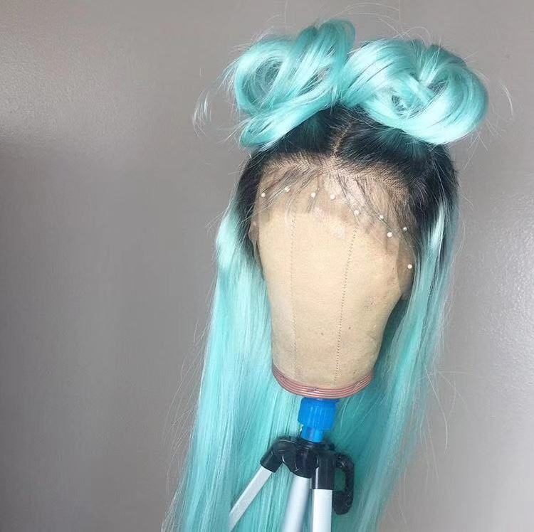 Human Virgin Hair Pre Plucked Lace Front Wig