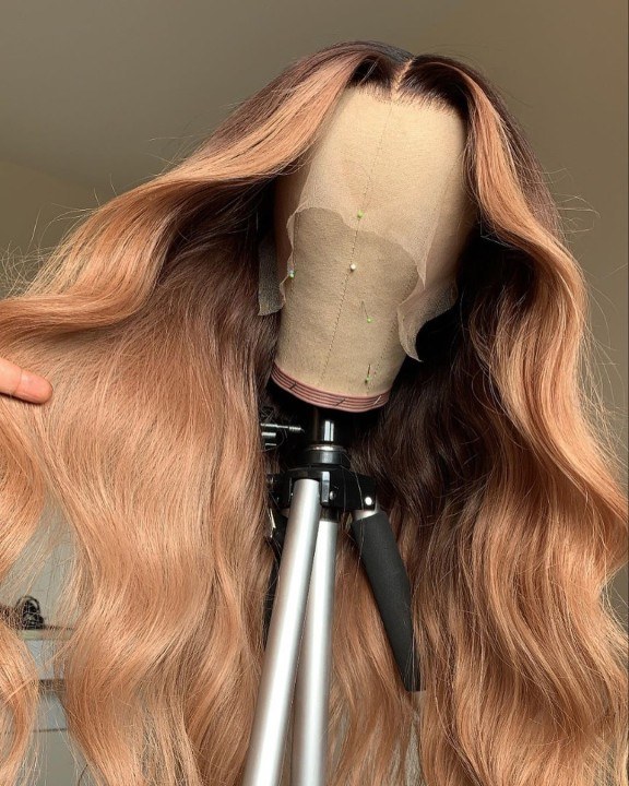 Human Virgin Hair Pre Plucked Lace Front Wig