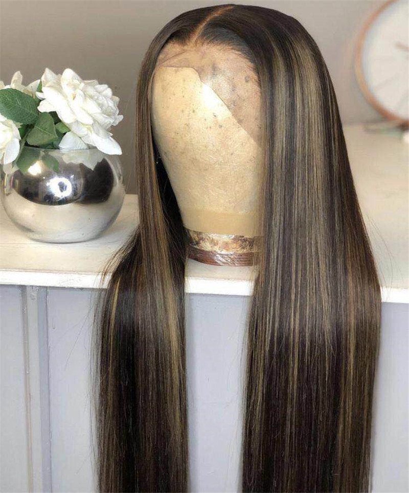 Human Virgin Hair Goddess Style Pre Plucked Lace Front Wig For Black Woman