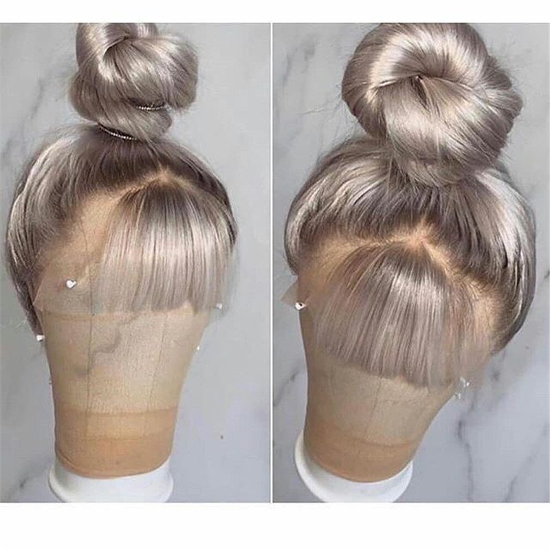 Human Virgin Hair Pre Plucked 13x4x1 T Part Lace Front Wig And Lace Front wig For Black Woman-88f7fa