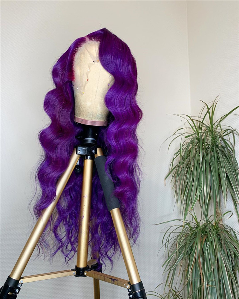 Human Virgin Hair Pre Plucked 13x4x1 T Part Lace Front Wig And Lace Front wig For Black Woman-18b6a0