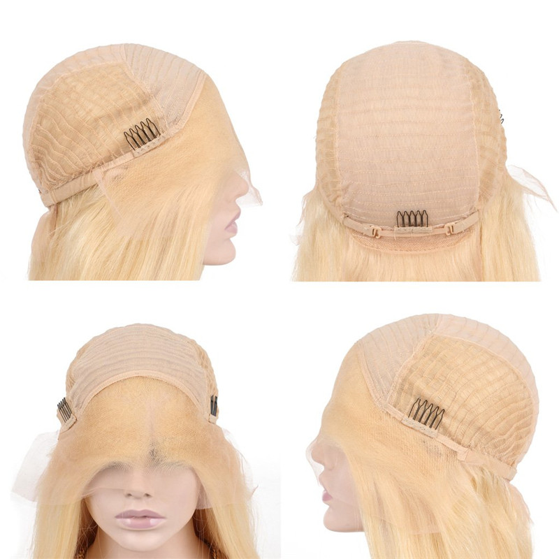 Human Virgin Hair Pre Plucked Ombre 13x4x1 T Part Lace Front Wig And Lace Front wig For Black Woman-9d35e5