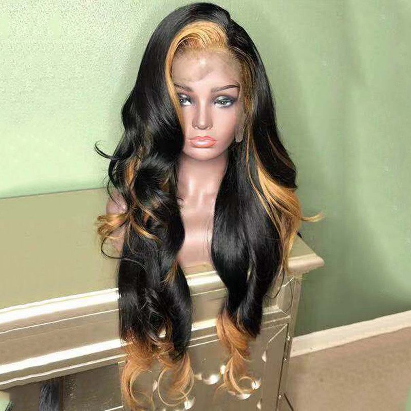 Human Virgin Hair Pre Plucked Lace Front Wig