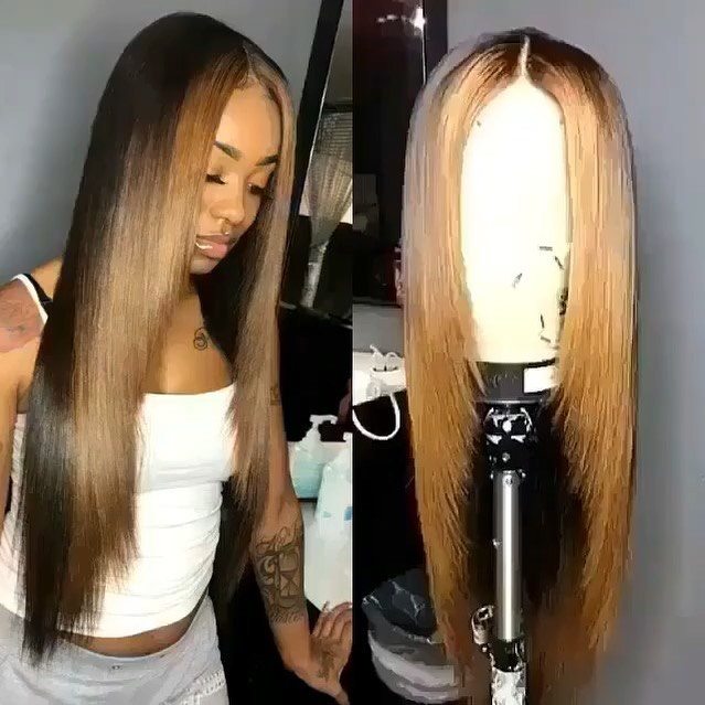 Human Virgin Hair Pre Plucked Lace Front Wig