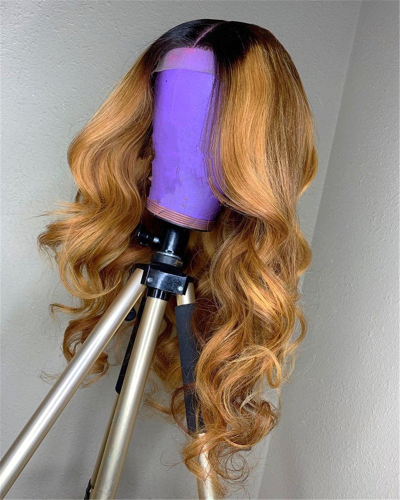 Human Virgin Hair Pre Plucked Lace Front Wig