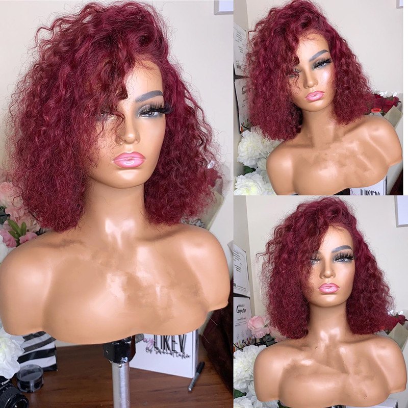 Human Human Hair Pre Plucked Lace Front Wig
