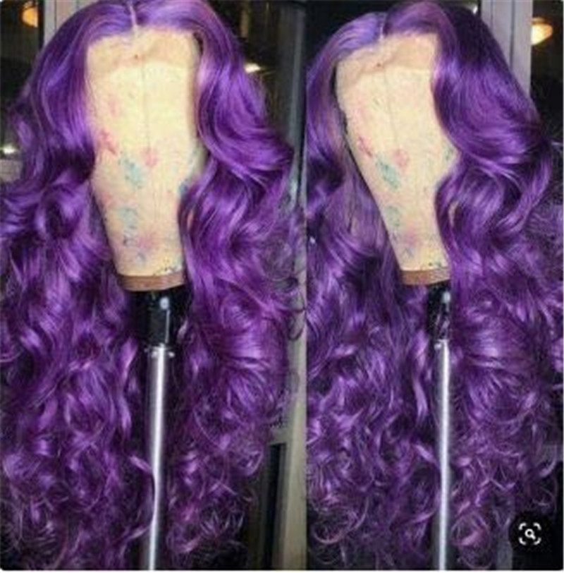 Human Virgin Hair Pre Plucked Ombre 13x4x1 T Part Lace Front Wig And Lace Front wig For Black Woman-4fe7e3