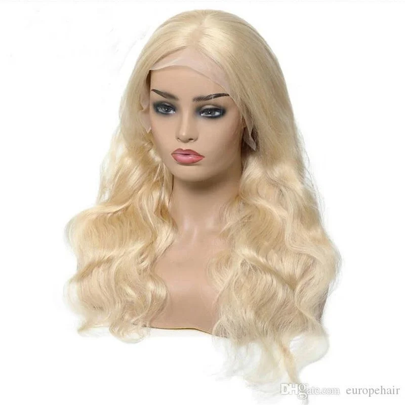 613 Honey Blonde Lace Front Wigs Pre plucked With Baby Hair Body Wave Lace Front Human Hair Wigs 13x4 Transparent Lace Front Wigs