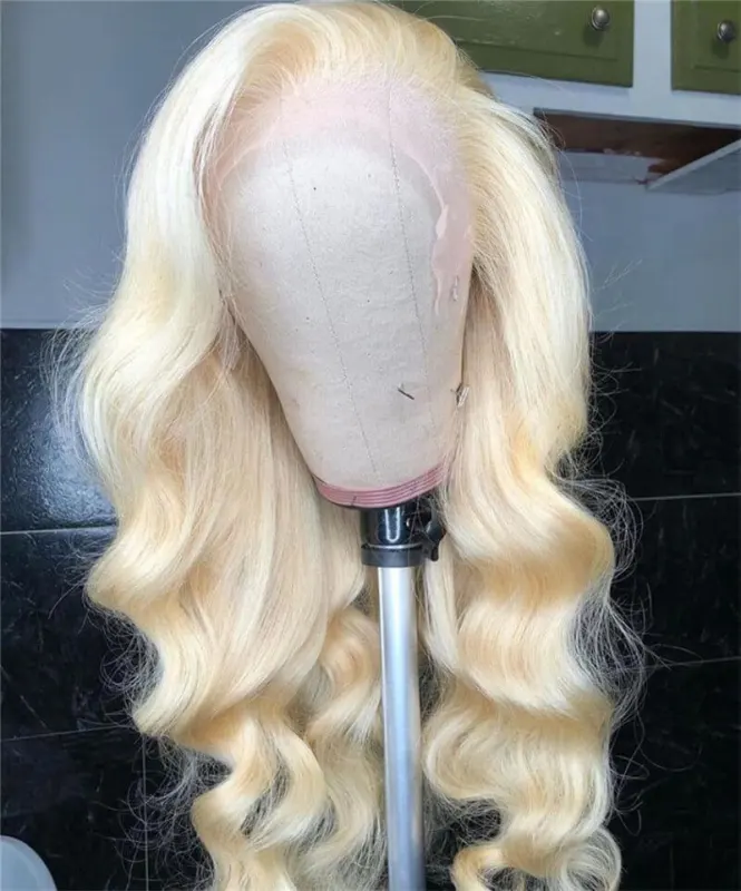 613 Honey Blonde Lace Front Wigs Pre plucked With Baby Hair Body Wave Lace Front Human Hair Wigs 13x4 Transparent Lace Front Wigs