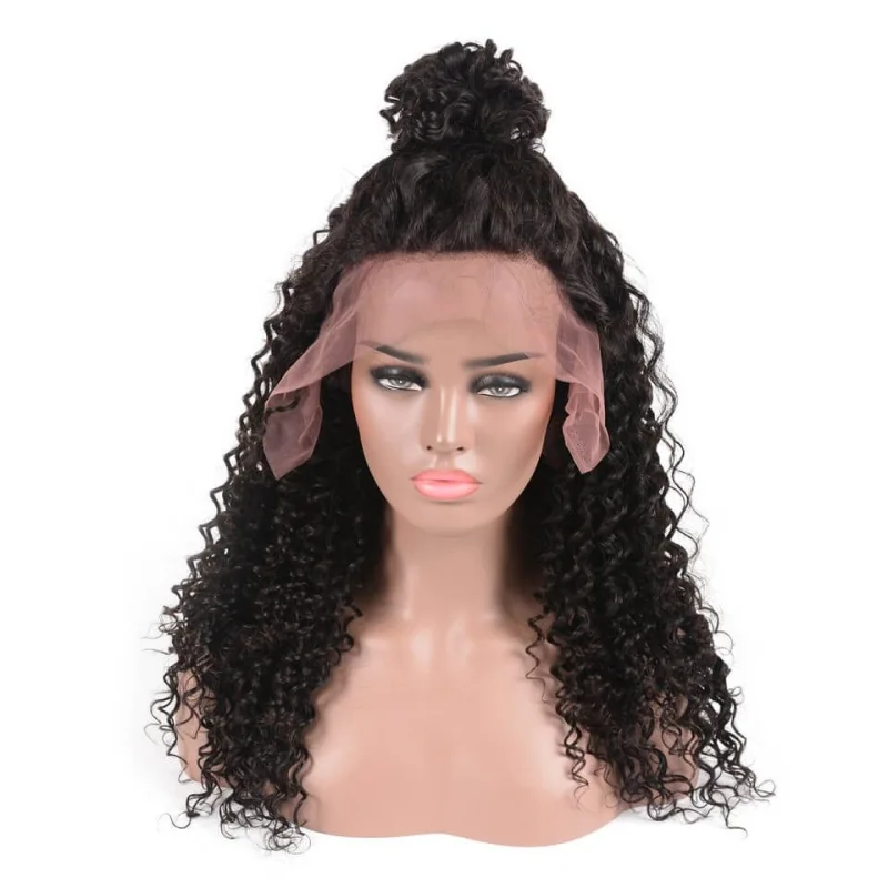 300% High Density  Front Wigs for Black Women Natural Hair Line Human Hair with Baby Hair