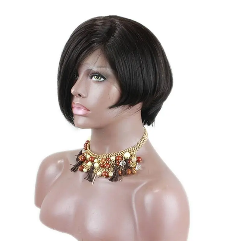 Side Part Bob Lace Front Wigs Beautiful Human Hair For Black Women Brazilian Human Hair