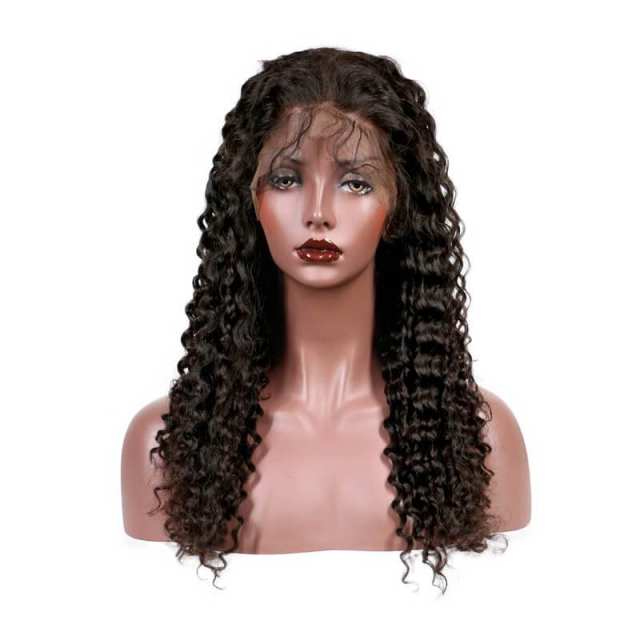 300% High Density Deep Curly for Black Women Human Wigs with Baby Hair Natural Hair Line  Human Hair Wigs