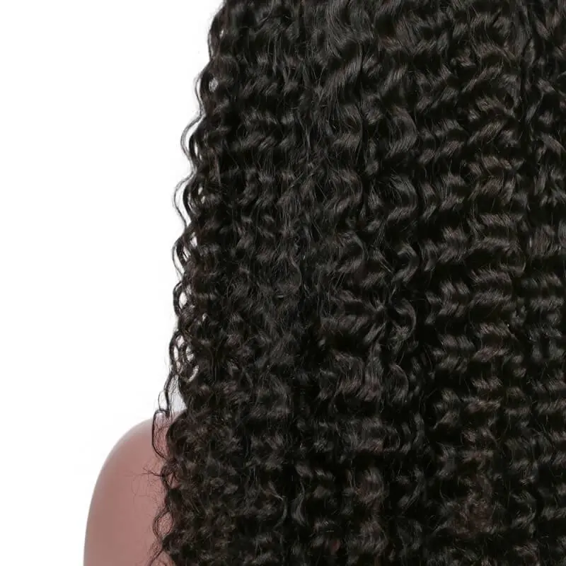 300% High Density Deep Curly for Black Women Human Wigs with Baby Hair Natural Hair Line  Human Hair Wigs