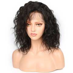 300% Density Natural Wave  human Hair Wigs Glueless Lace Front Wigs Malaysian Virgin Human Hair