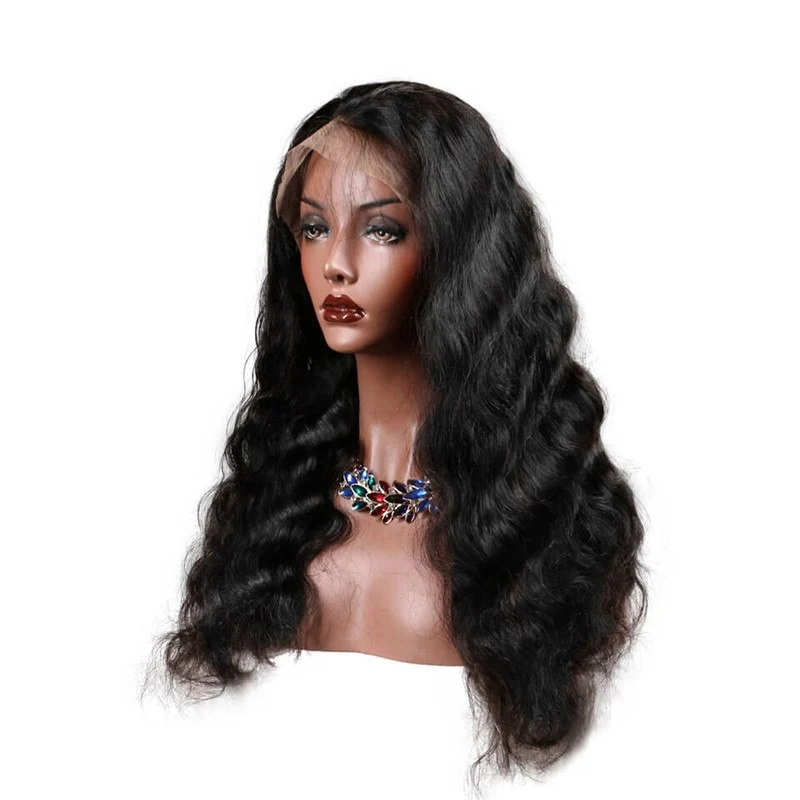 Silk Top Full Lace Wig Hidden Knots Body Wave Human Hair Wigs Natural Hair Line With Baby Hair