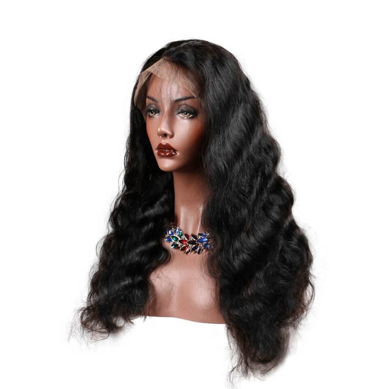 Pre-Plucked 300% Density Wigs Peruvian Human Hair with Baby Hair  Wigs for Black Women