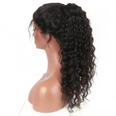 360 Lace Wigs With Baby Hair 180 Density Deep Wave 360 Lace Frontal Wig with Natural Hairline