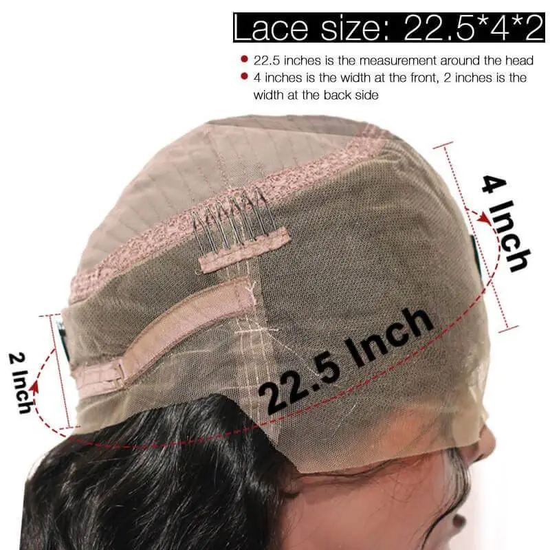 360 Circular Lace Wigs Body Wave Brazilian Lace Human Hair Wigs Natural Hair Line 180% Density