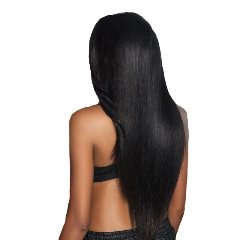 360 Lace Frontal Wigs Pre Plucked Silk Straight 100% Human Hair Wigs Natural Hair With Baby Hair Line Wigs 360 Lace Wig