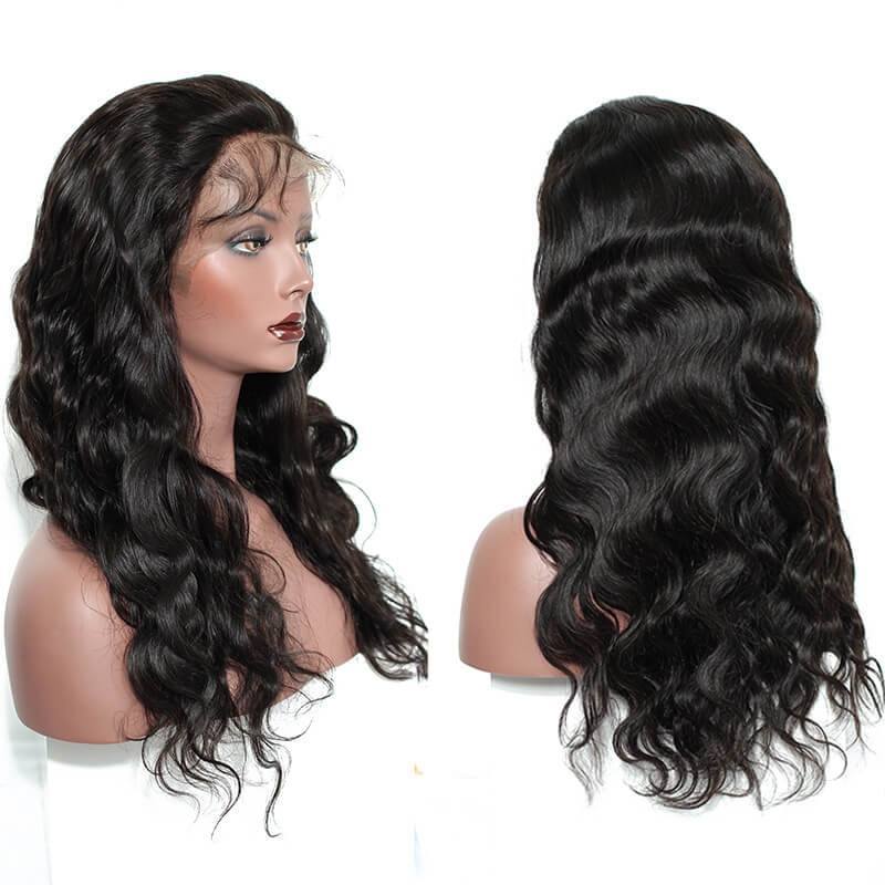 300% Lace Front human Hair Wigs Body Wave Wigs with Baby Hair Natural Hair Line