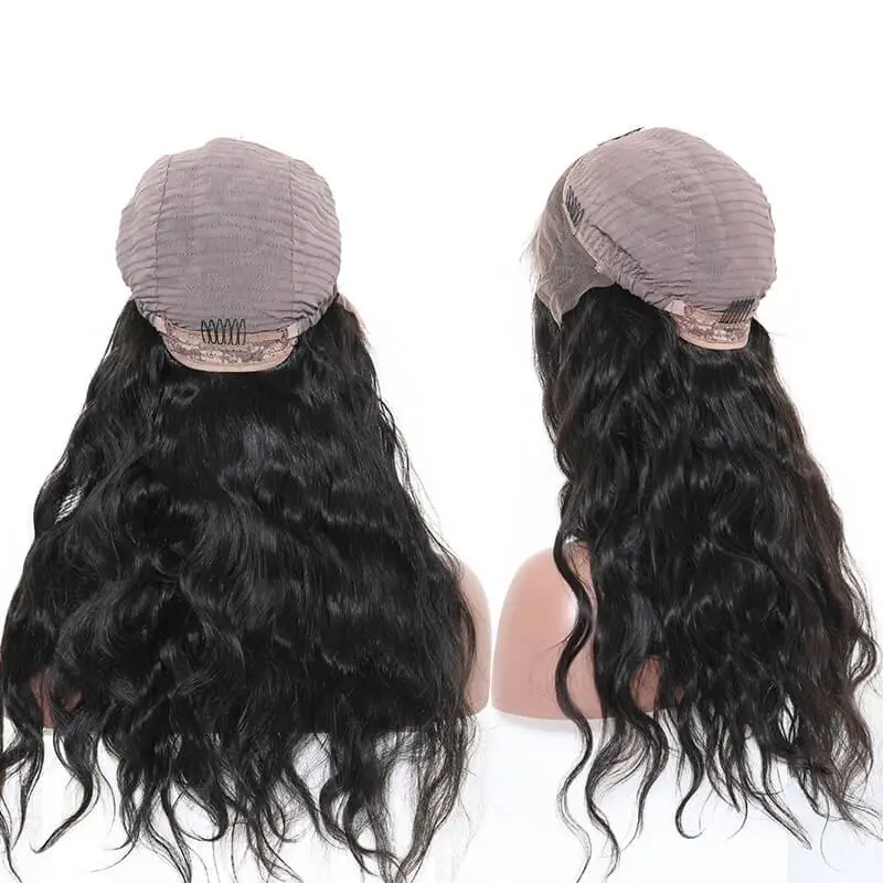 300% Density Glueless Lace Front Wigs Body Wave  human Hair Wigs with Baby Hair Natural Hair Line