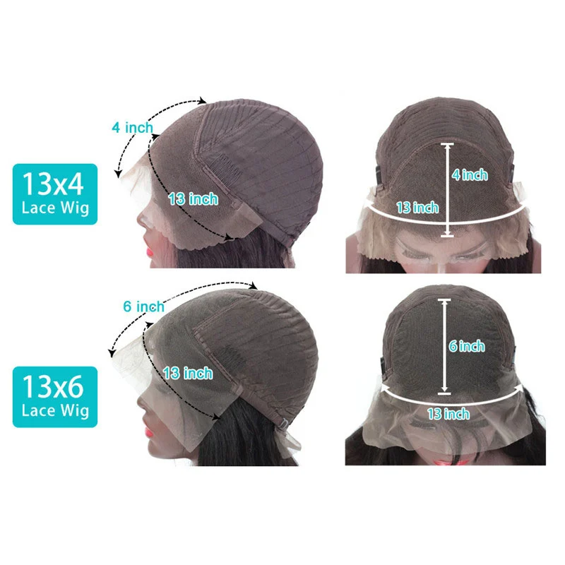 300% High Density Human Wigs with Baby Hair for Black Women Natural Hair Line