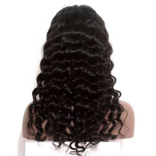 360 Lace Wigs 180% Density Full Lace Wigs Loose Wave 360 Circular Lace Human Hair Wigs