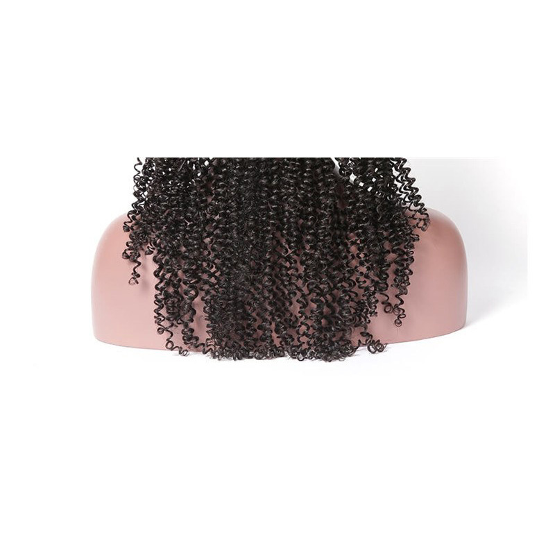 Kinky Curly Silk Top Human Hair Wigs Silk Base Full Lace Human Hair Wigs For Black Woman