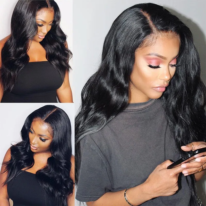 360 Lace Frontal Wig Body Wave Brazilian Remy Human Hair Wigs With Baby Hair For Women Pre Plucked Bleached Knots