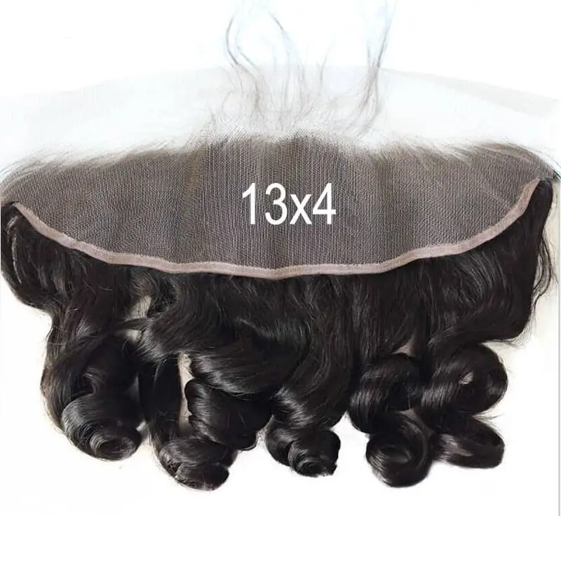 7A Brazilian Hair With Frontal Closure 3 Bundles With Frontal 13X4 Ear To Ear Lace Frontal Closure With Bundles Loose Wave