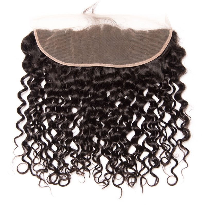 Affordable Brazilian Hair Water Wavy Weave Bundles With Lace Frontal