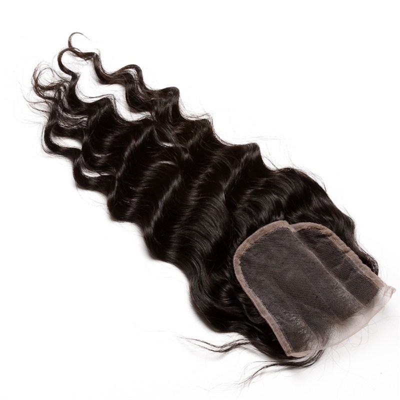 Brazilian Loose Wave 3 Bundles With Closure Hair With 4*4 Lace Closure