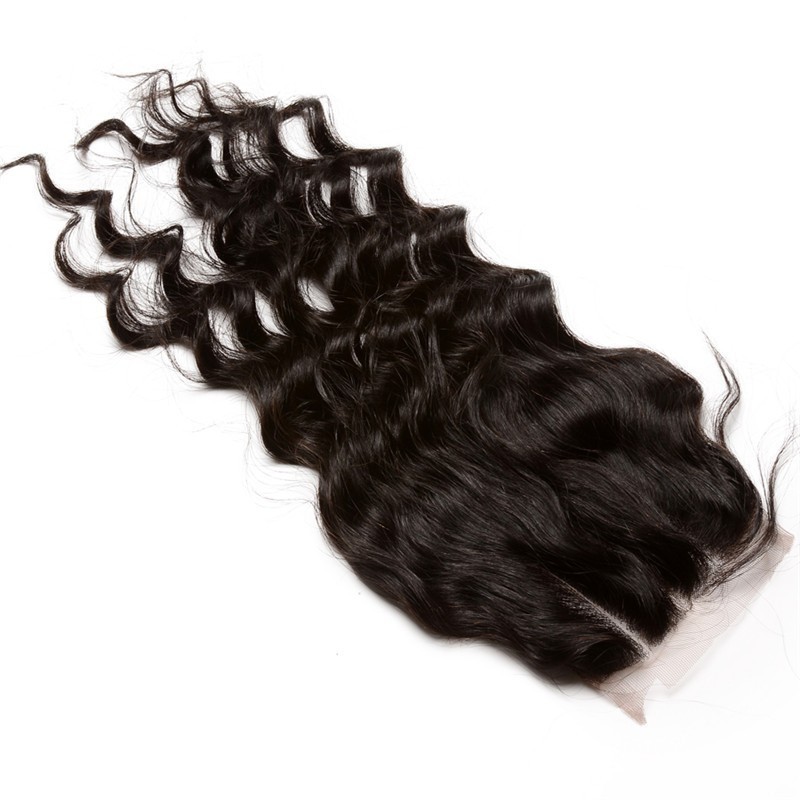 Brazilian Loose Wave 3 Bundles With Closure Hair With 4*4 Lace Closure