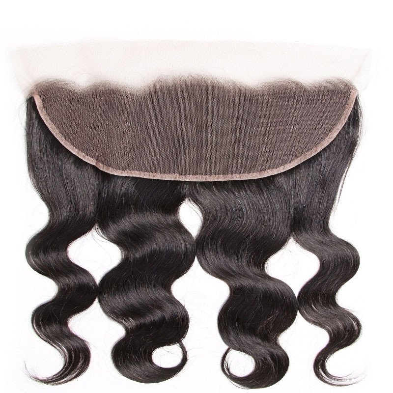 Real Human Hair Body Wave Ear To Ear Lace Frontal With 3 Bundles