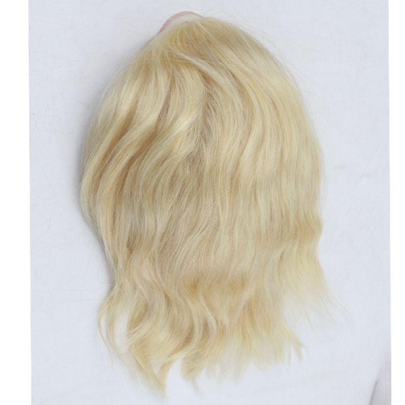 613# Men`s Toupee  Free Style 10x8 inch Mono lace Thin Skin For Men In Stock
