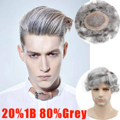 1B Mix 80% Grey Hair