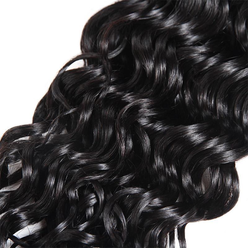 Eseewigs Malaysian Water Wave 4 Bundles Human Hair Weaves