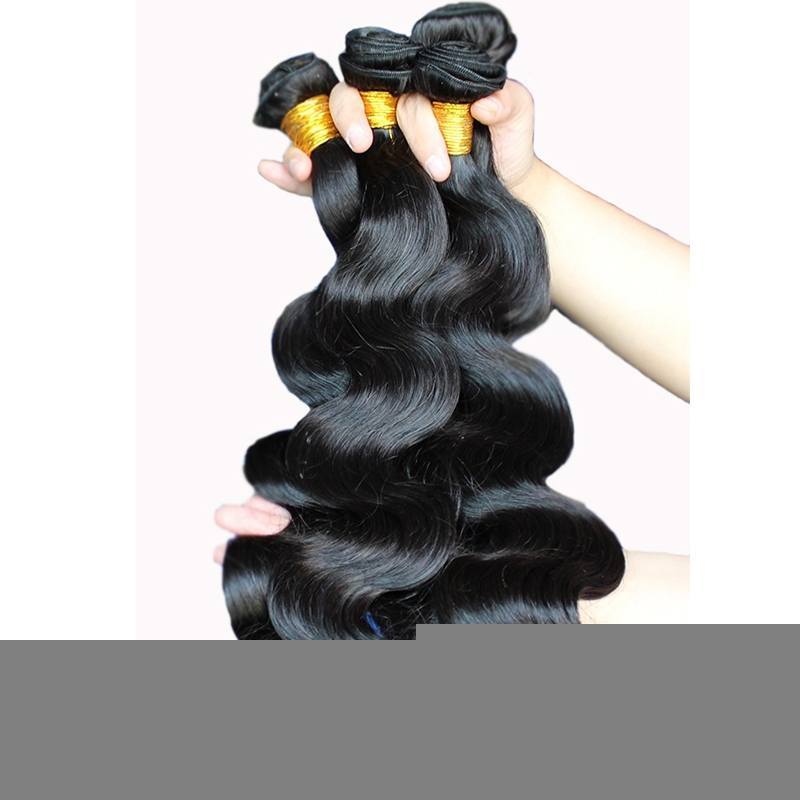 4pcs Body Wave Peruvian Virgin Human Hair Weaves Bundles Natural Color