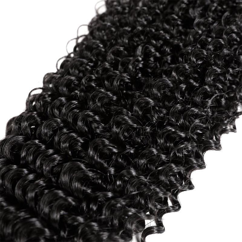 Eseewigs Brazilian Curly Wave 4 Bundles Virgin Human Hair