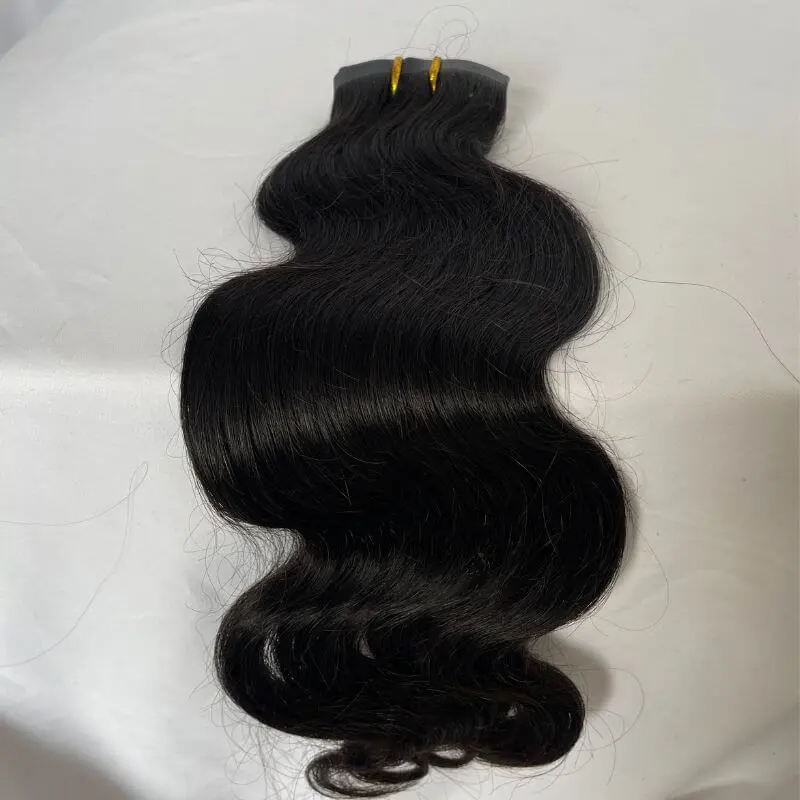 Eseewigs 12A Body Wave Tape Clips Extension Hair Extensions Virgin Hair Clips Tape In Hair For Black Woman Real Human Hiar