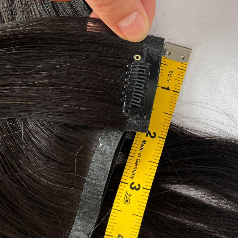 Eseewigs 12A Tape Clips Extension Straight Hair Extensions Virgin Hair Clips Tape In Hair For Black Woman Real Human Hiar