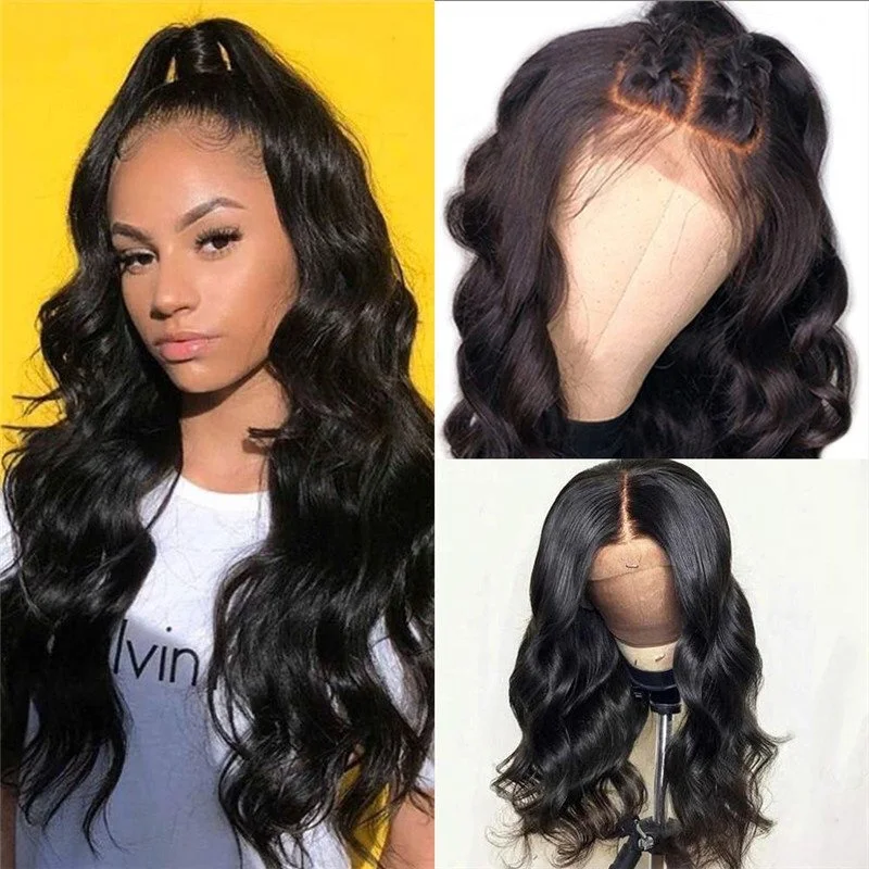 Body Wave HD Lace Front Wigs  5x5 Closure Wigs Human Hair Wigs Skin Melt HD Lace Wigs 10A Brazilian Human Hair Wigs