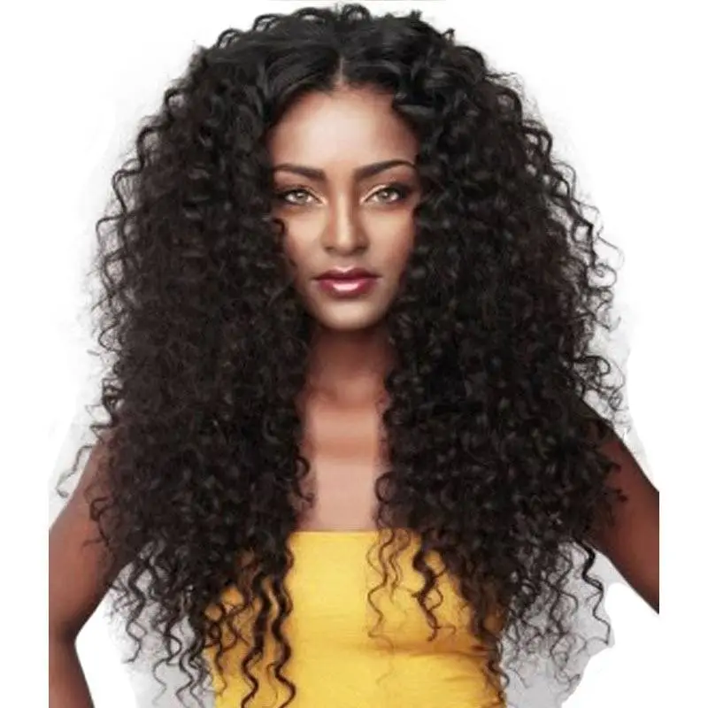 300% Density Wig Deep Wave Pre-Plucked Natural Hair Line Malaysian Lace Wigs with Baby Hair for Black Women