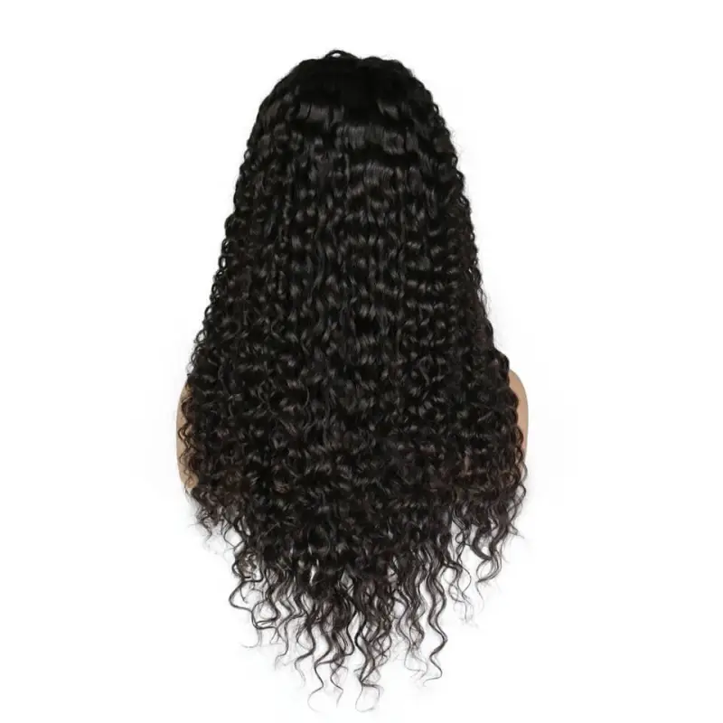 300% Density Lace Wigs Deep Wave Pre-Plucked Natural Hair Line  Human Hair Wigs Brazilian Lace Wigs